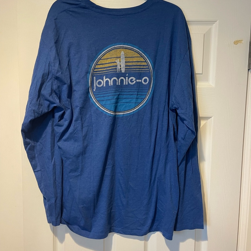 JOHNNIE-O Golf Graphic Long Sleeve Tee Mens Size 2XL
